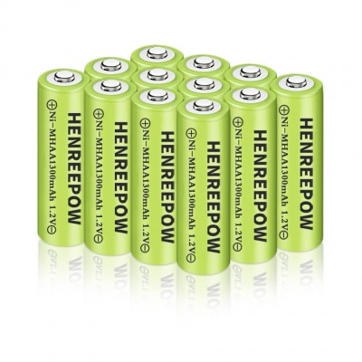 Henreepow Ni-MH AA1300 Rechargeable Batteries