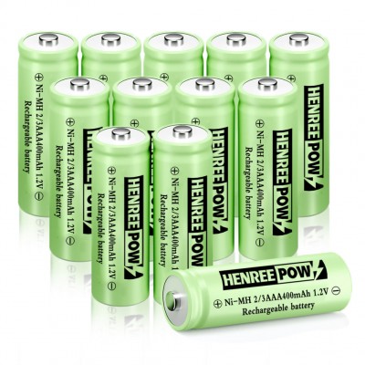 Henreepow Ni-MH 2/3 AAA Rechargeable Batteries