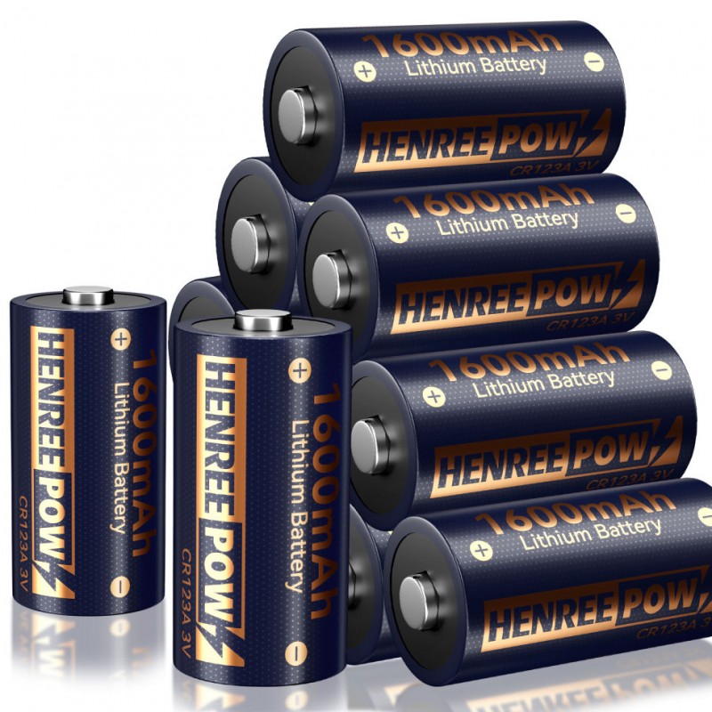 Henreepow CR123A Lithium Battery