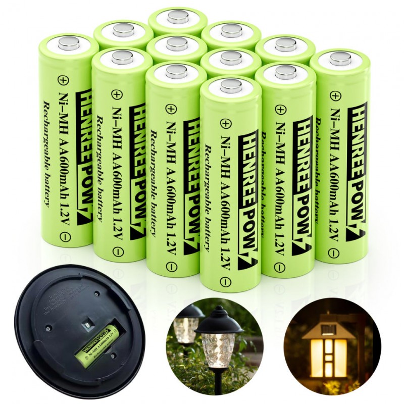 Henreepow Ni-MH AA600 Rechargeable Batteries